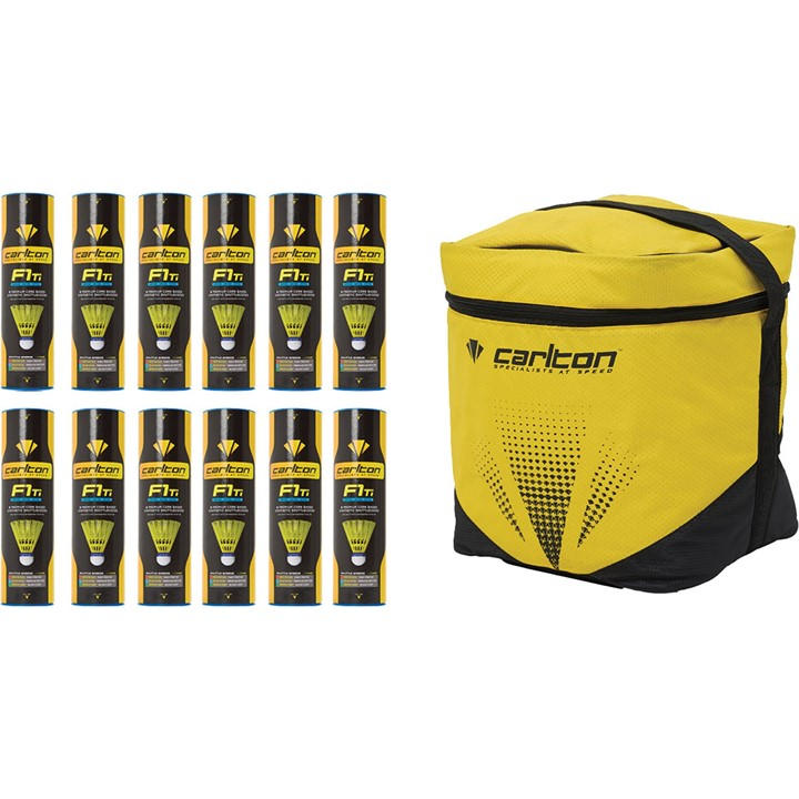 Carlton   F1-Ti Shuttlecocks - Pack Of 12, Sports Direct