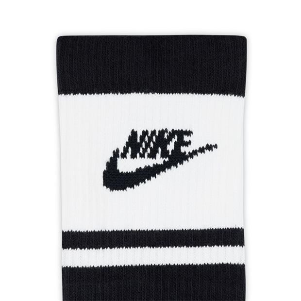 Juoda/Balta - Nike - Sportswear Dri-FIT Everyday Essential Crew Socks (3 Pairs)