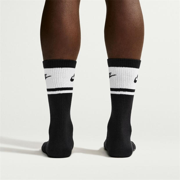 Juoda/Balta - Nike - Sportswear Dri-FIT Everyday Essential Crew Socks (3 Pairs)