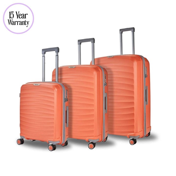 Rock  Orange Sunwave Suitcase Peach in Size Cabin, Sports Direct
