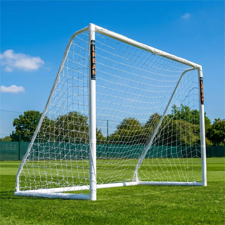 Football Flick White Urban Upvc Football/Soccer Goal 8 X in Size L, Sports Direct