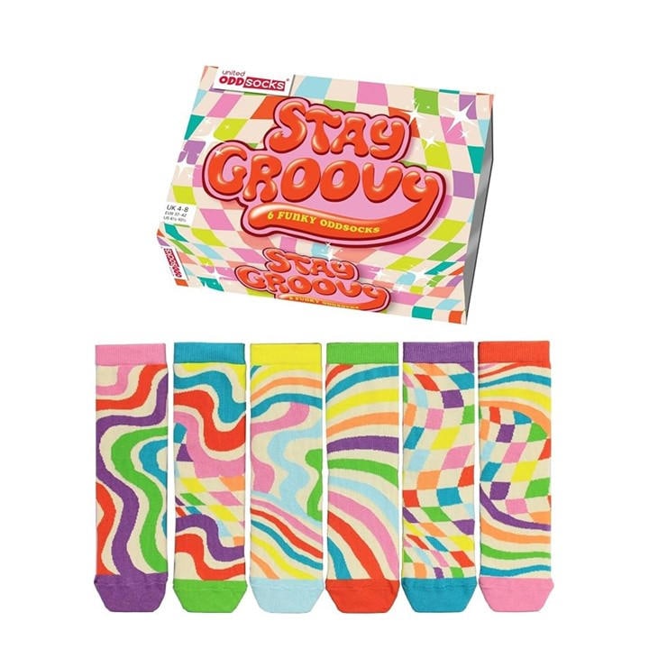 United  Women's  Stay Groovy Oddsocks, Football by  Oddsocks, Sports Direct