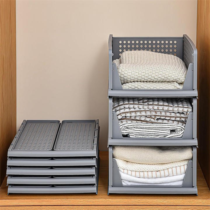 Life Ideas  Silver 2/3Pcs Folding Storage Organizer in Size 2x Large, Sports Direct