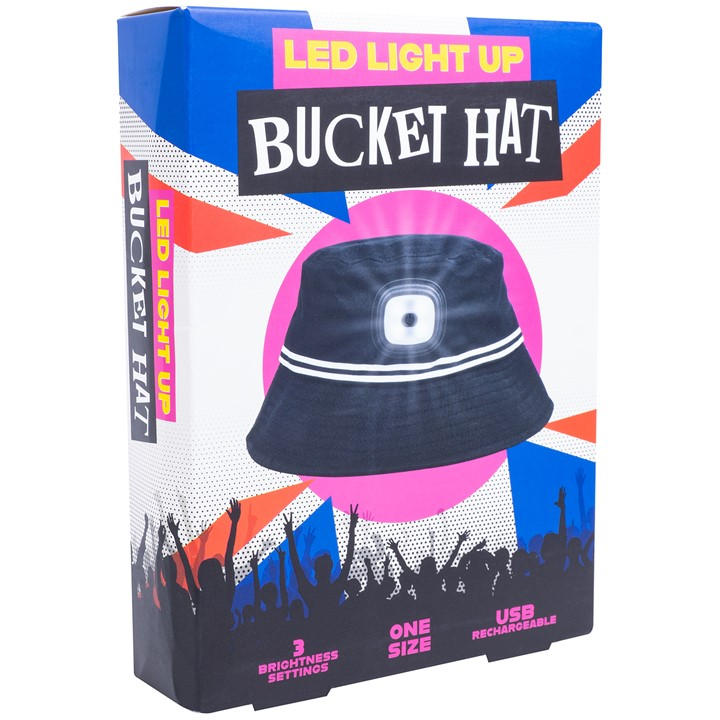Fizz Creations LED Bucket Hat - Black