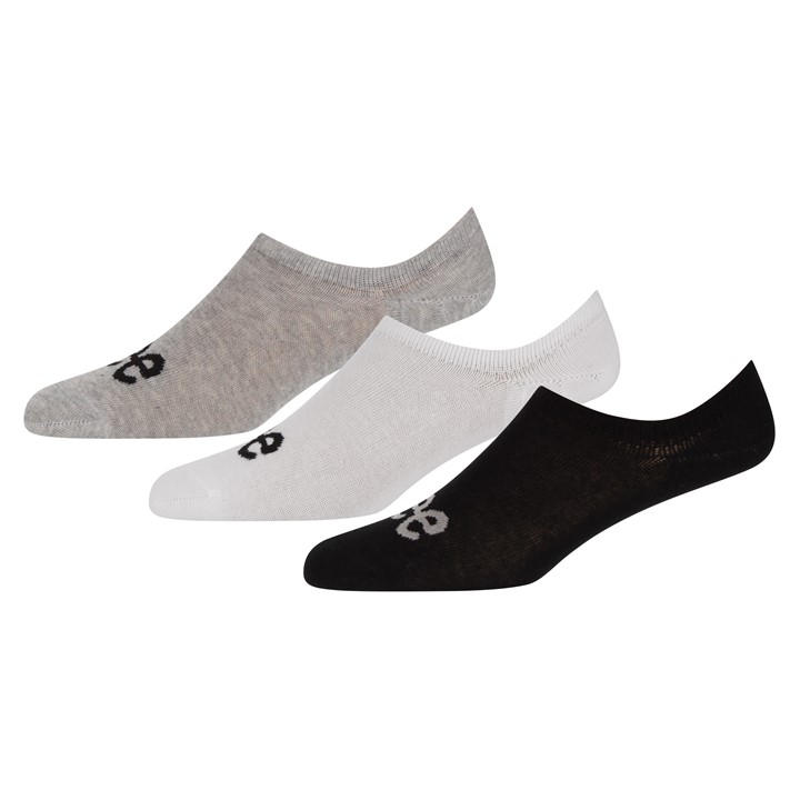 Lee   3-Pack Invisible Cotton Trainer Socks in Size 7 - 11, Sports Direct