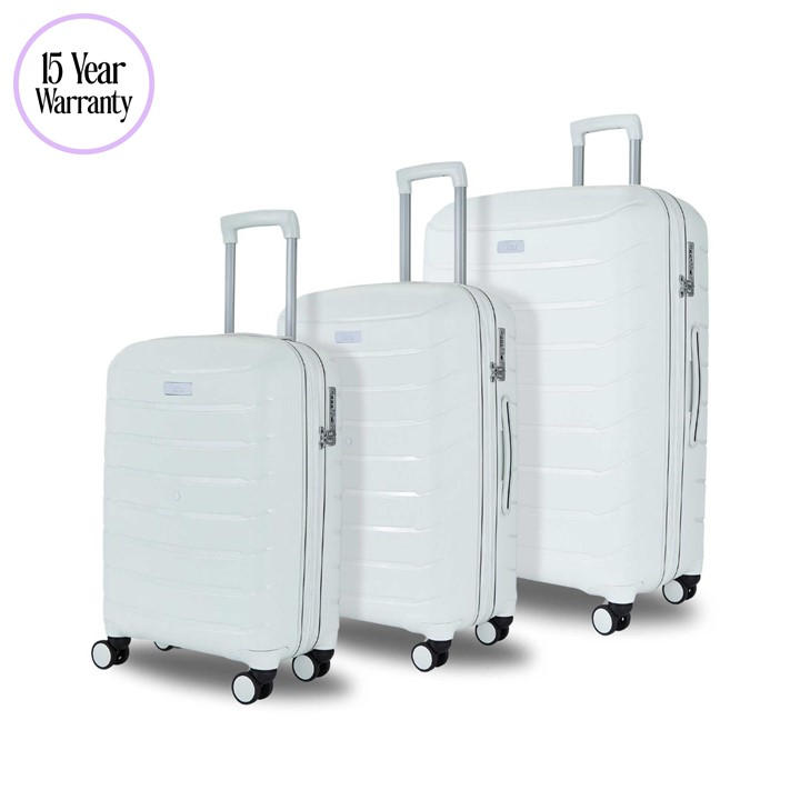 Rock Unisex White Prime Suitcase