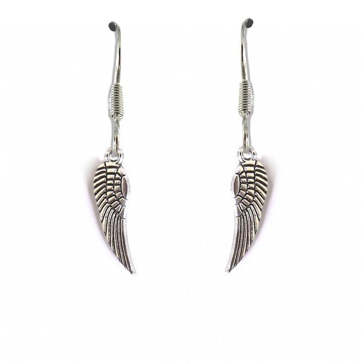 Aye Do Gifts Women's Silver Angel Feather Drop Earrings Np-Fhfeh, Sports Direct