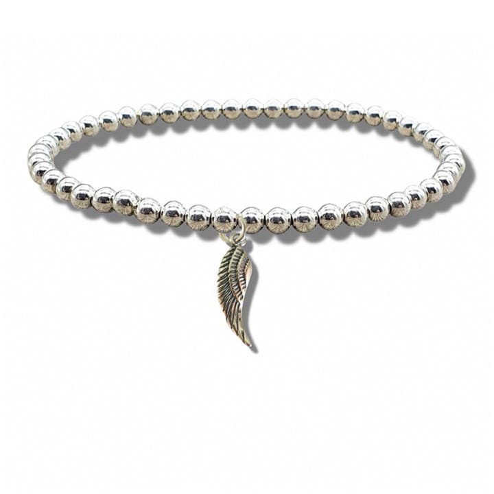 Scotland  Women's  Angel Feather Beaded Bracelet Np-Sbfeh, Football by Aye Do Gifts, Sports Direct