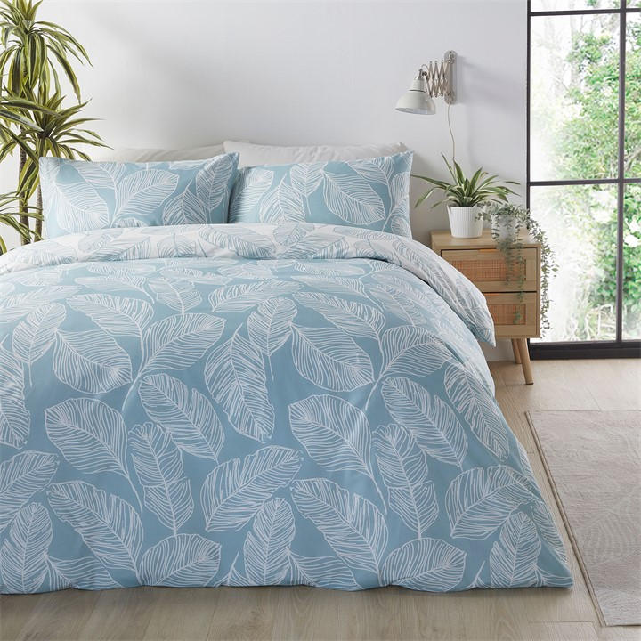 Fusion Matteo Cotton Blend Floral Duvet Cover Set with Pillowcases - Image 4