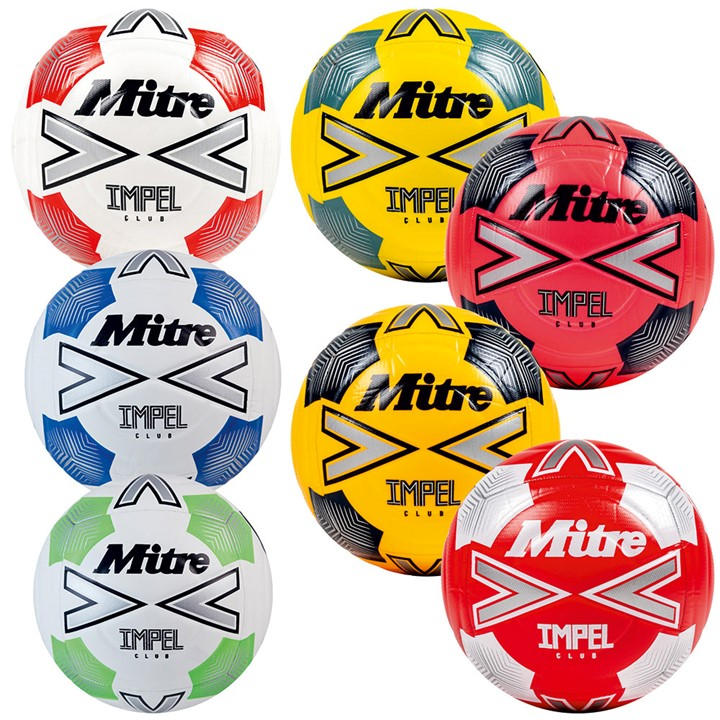Mitre  White Impel Club Football in Size Size 4, Sports Direct