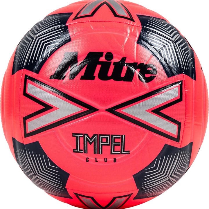 Mitre  Pink Impel Club Football in Size Size 4, Sports Direct