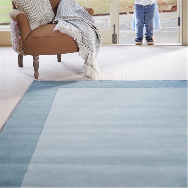 Origin Rugs  Blue Borders Rug in Size 160x230cm, Sports Direct