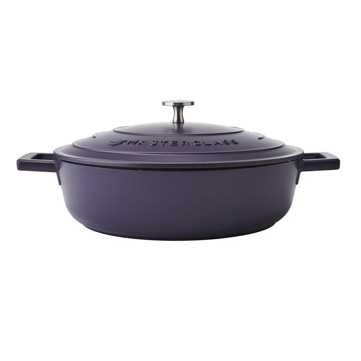Masterclass  Cast Aluminium Casserole Dish 4L - Purple - 4L - Image 6
