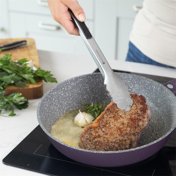 Masterclass Purple Cast Aluminium Frying Pan, 26Cm - Aluminium - Frying Pan - Image 3