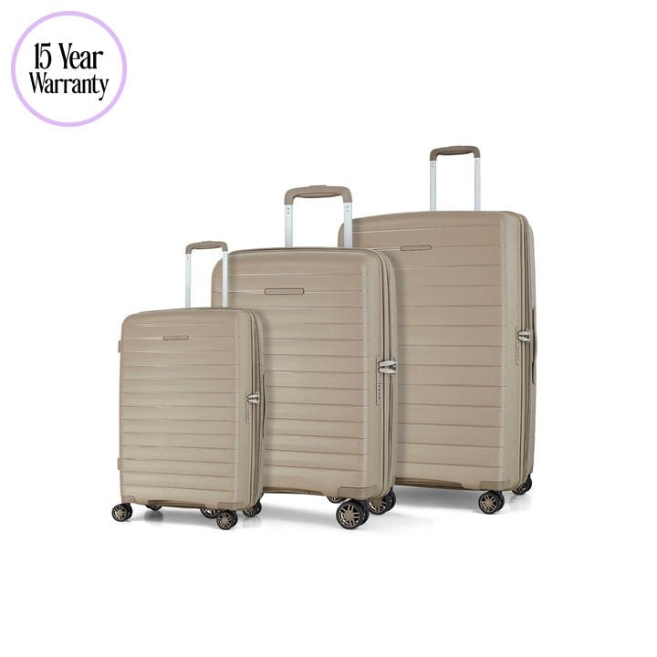 Rock Unisex Neutral Palma Suitcases Champagne Cabin