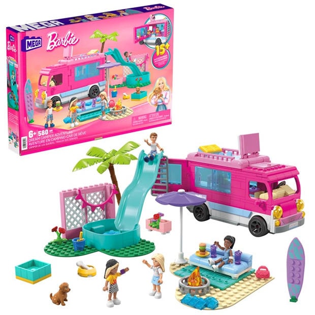 Multi Format and Universal - Barbie - Mega Construx Barbie - Dreamcamper