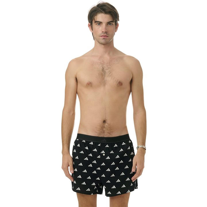 Adidas Men's Black Active Woven Boxer (2Pk) in Size XL, Sports Direct