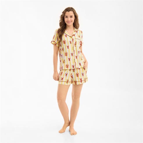 Chelsea Peers - ChelsP Poly SS PJ Ld63