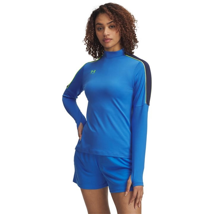 Under Armour Women's Blue Challenger Baselayer Top in Size 14, Sports Direct