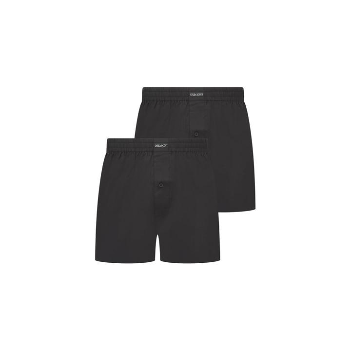 Lyle And Scott Men's Black Woven Boxer in Size XL, Sports Direct