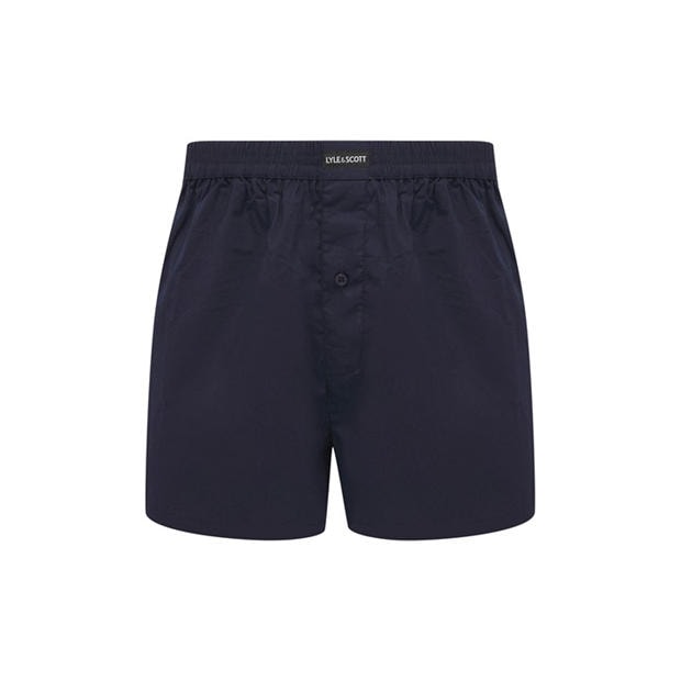 Kék/Peacoat - Lyle and Scott - Men's Woven Boxer