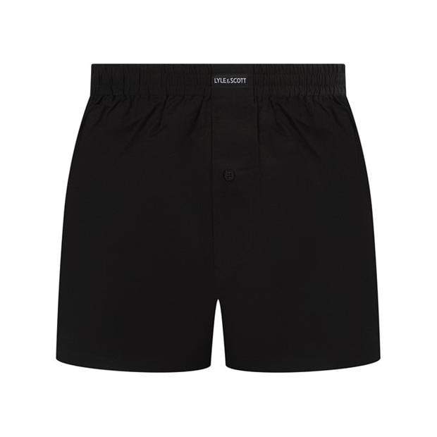 Blk/Climbingivy - Lyle and Scott - Men's Woven Boxer
