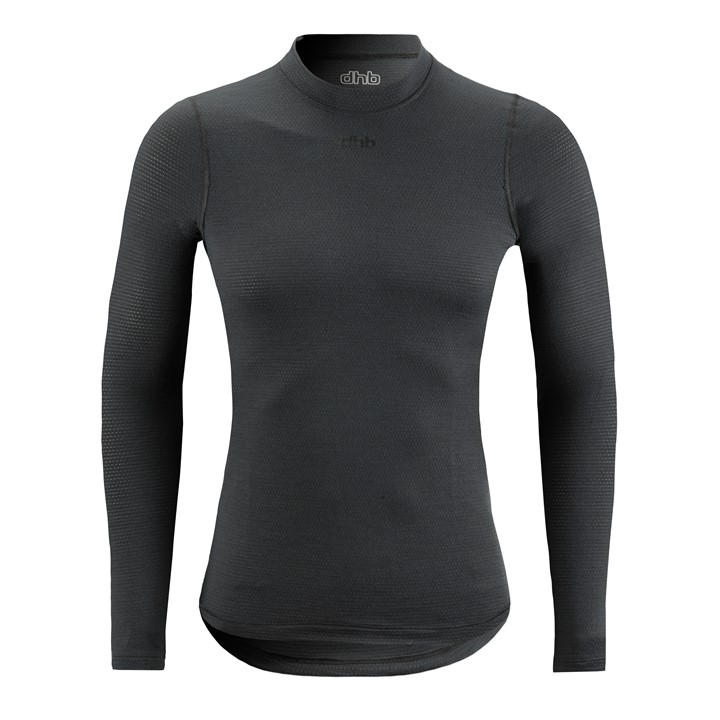 Dhb Men' Grey Merino Long Sleeve Jersey Baselayer in Size S, Sports Direct