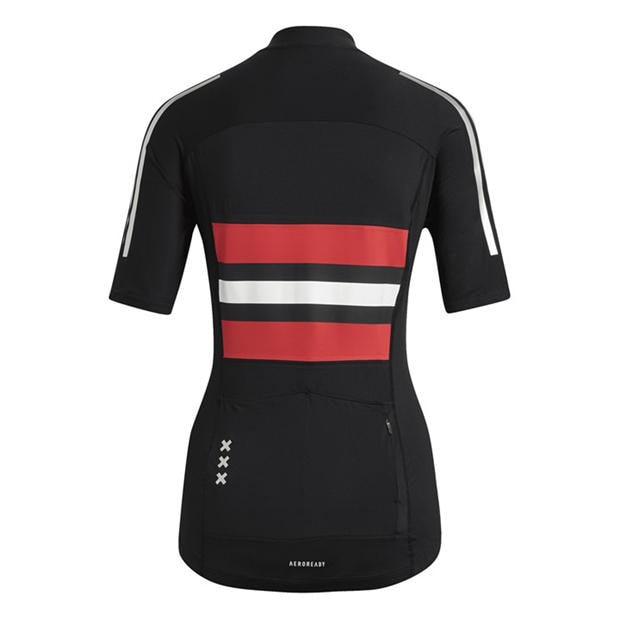 Black - adidas - Ajax Cycling Shirt Womens