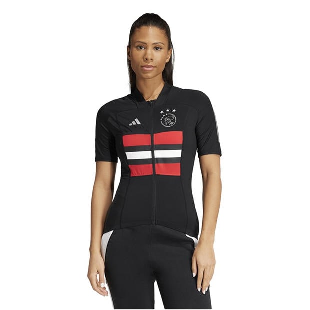 Black - adidas - Ajax Cycling Shirt Womens