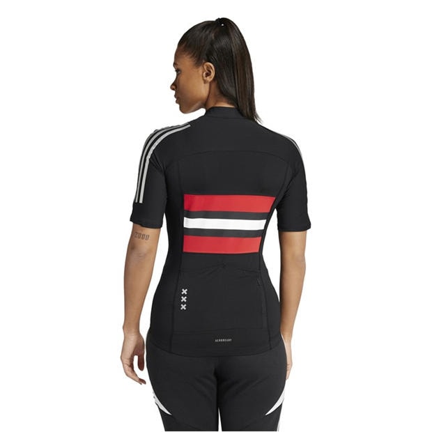 Black - adidas - Ajax Cycling Shirt Womens