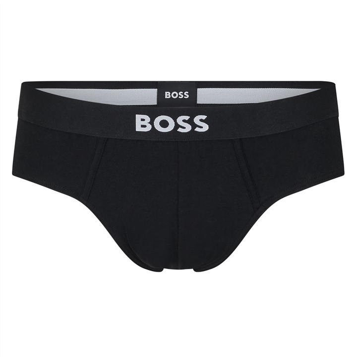 Boss Men's Black Bodywear Logo Waistband Briefs in Size 2XL, Sports Direct