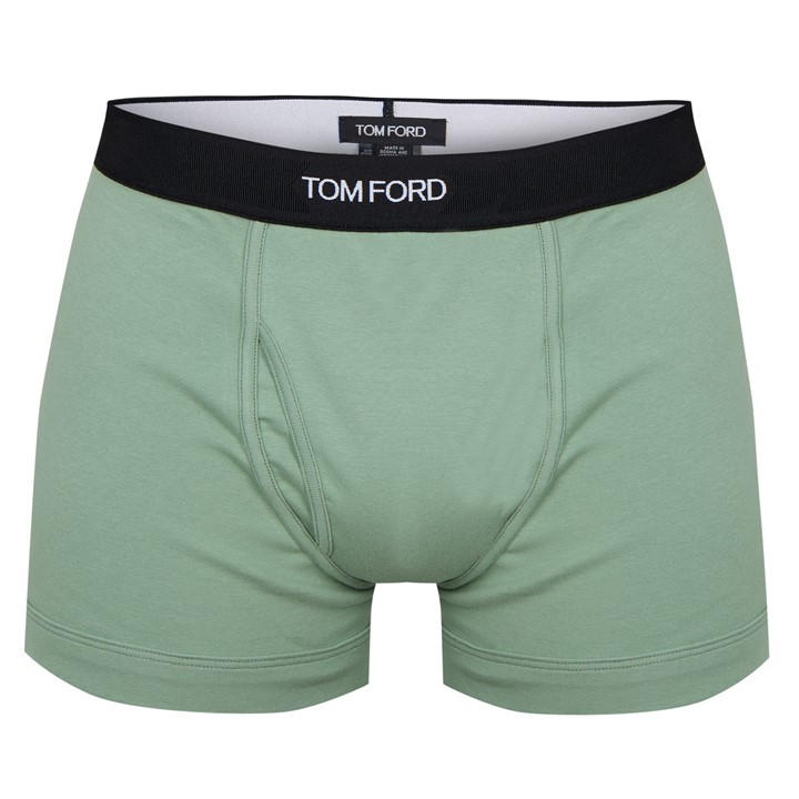 Tom Ford Men's Beige Logo Cotton Boxer Briefs in Size L, Sports Direct