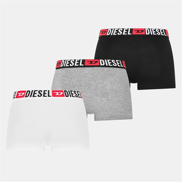 E5896 Černá/Šedá/Bílá - Diesel - Men's Boxers