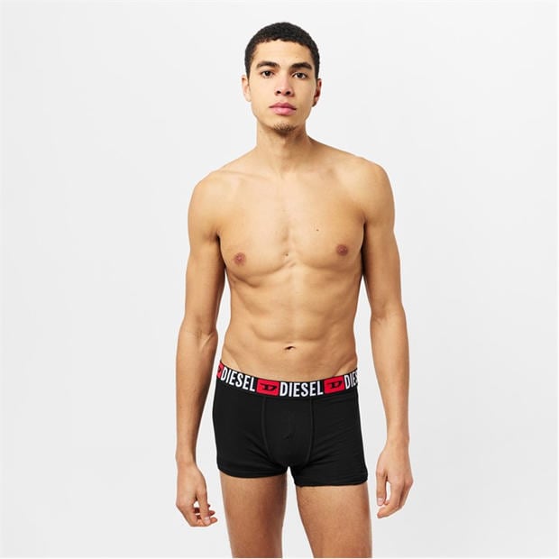 E5896 Černá/Šedá/Bílá - Diesel - Men's Boxers