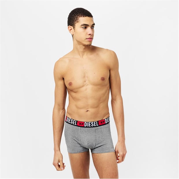 E5896 Černá/Šedá/Bílá - Diesel - Men's Boxers
