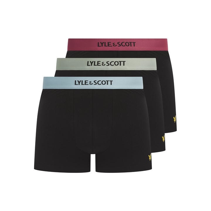 Lyle And Scott Men's Black Devon Boxers in Size L, Sports Direct