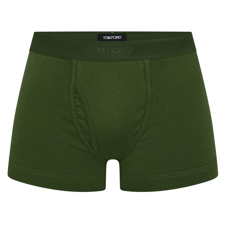 Tom Ford Men's Green Cotton Boxers in Size M, Sports Direct