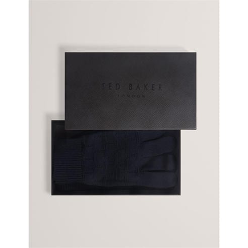 Ted Baker - Men's Check Hat and Glove Set