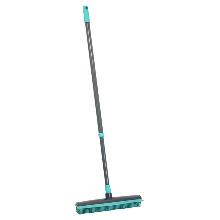 Jvl Unisex Blue Rubber Broom With Telescopic Handle