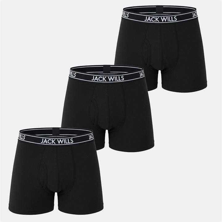 Jack Wills Men's Daundley 3-Pack Boxer Shorts - Black - X Small - Image 2