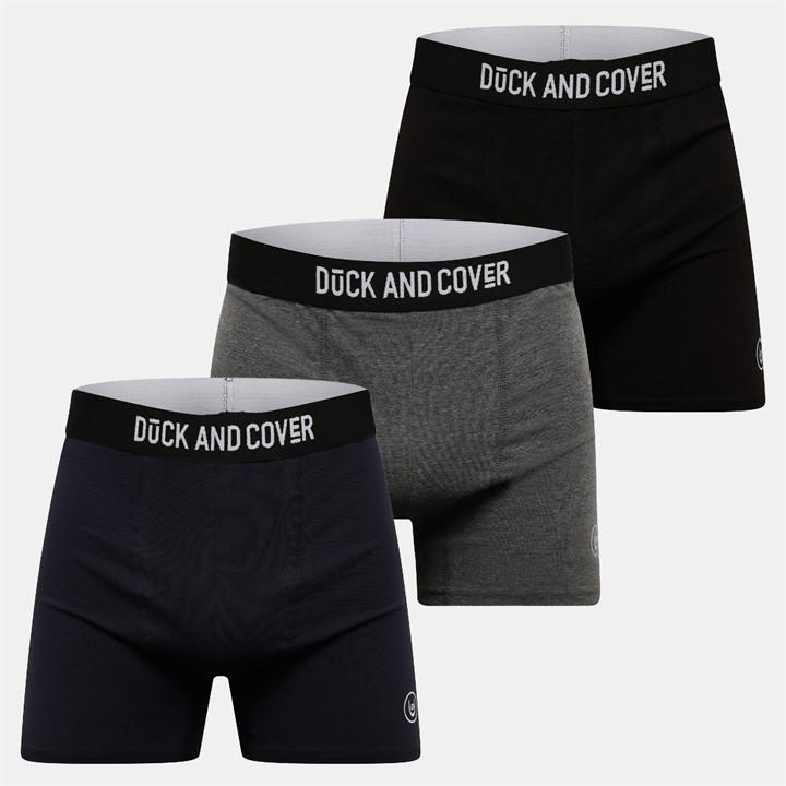 Duck And Cover Men'  Bronteen 3 Pack Boxers in Size S, Sports Direct