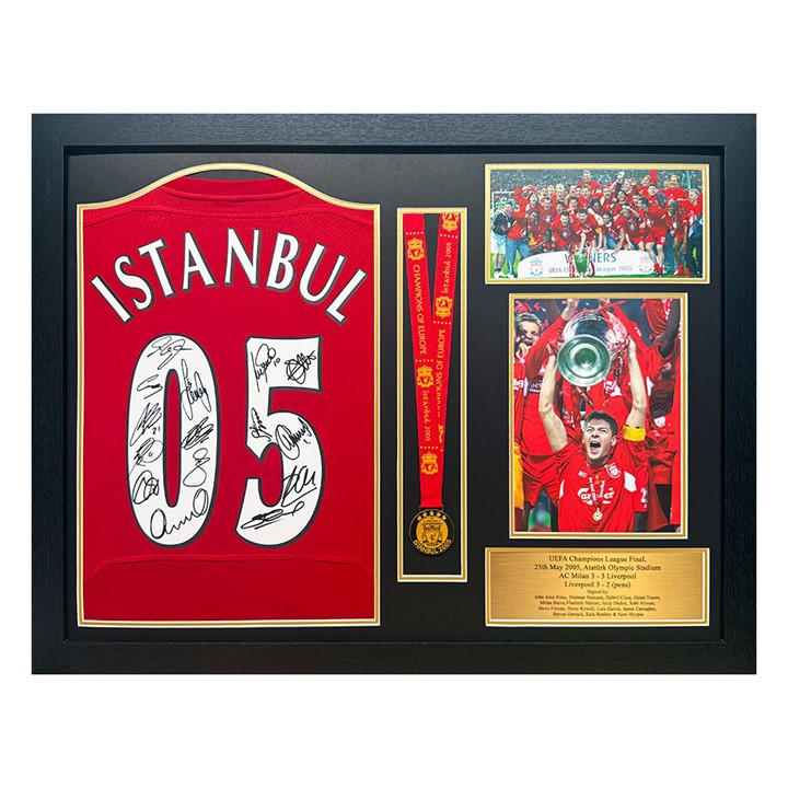 Liverpool    Framed  2005 Champions League Final Retro, Football by AllStarSignings Ltd, Sports Direct