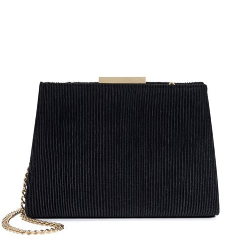 Dune London - Eclipso Textured Gold Frame Clutch Bag