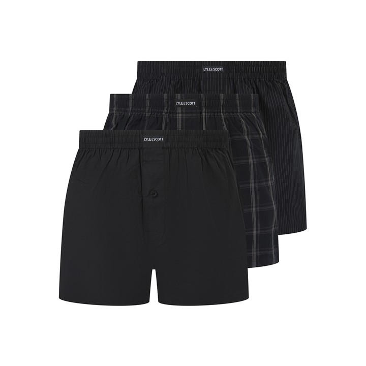 Lyle And Scott Men' Black Pk Boxer Boxers in Size S, Sports Direct