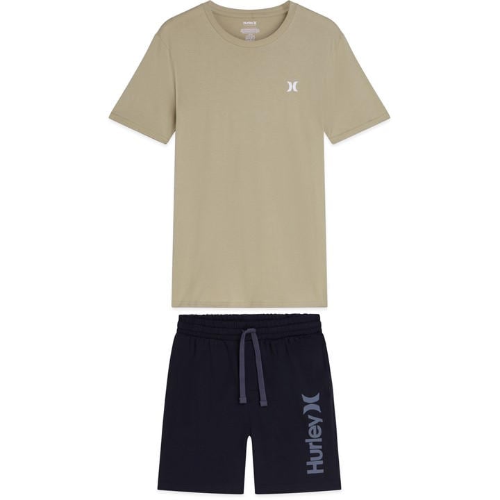 Hurley Men's Black Combo Short Tee Set Sn62 - Large - Image 4