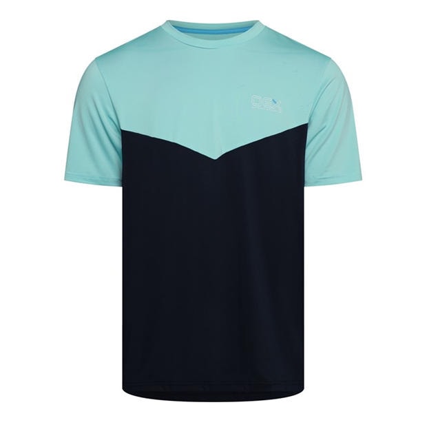 Aqua/Navy - OEX - Men's Flynn T-Shirt and Shorts Set