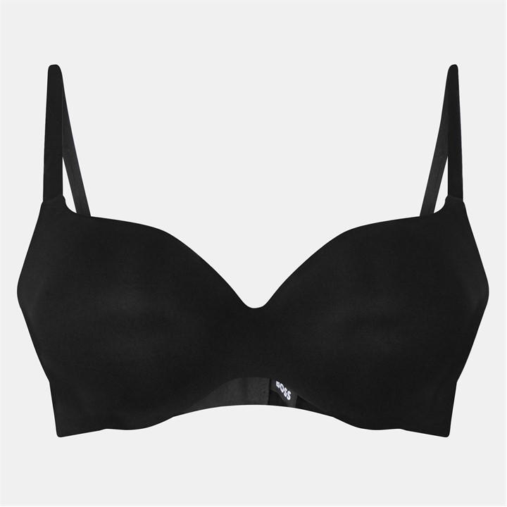 Boss Women's Black Underwire Low-Cut Demi Bra in Size 34B, Sports Direct
