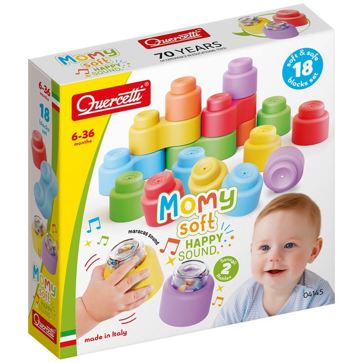 Quercetti  Kids  Momy Soft & Happy Sound 18 Pieces, Sports Direct