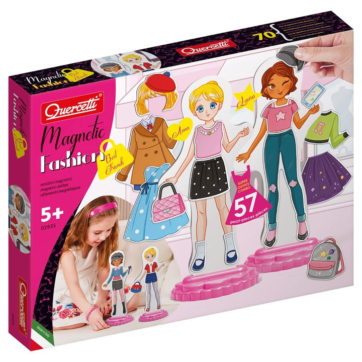 Quercetti  Kids  Magnetic Fashion - Best Friends, Sports Direct