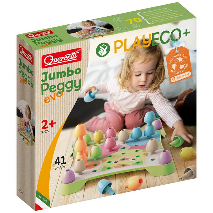 Quercetti  Kids  Play Eco+ Jumbo Peggy Evo, Sports Direct